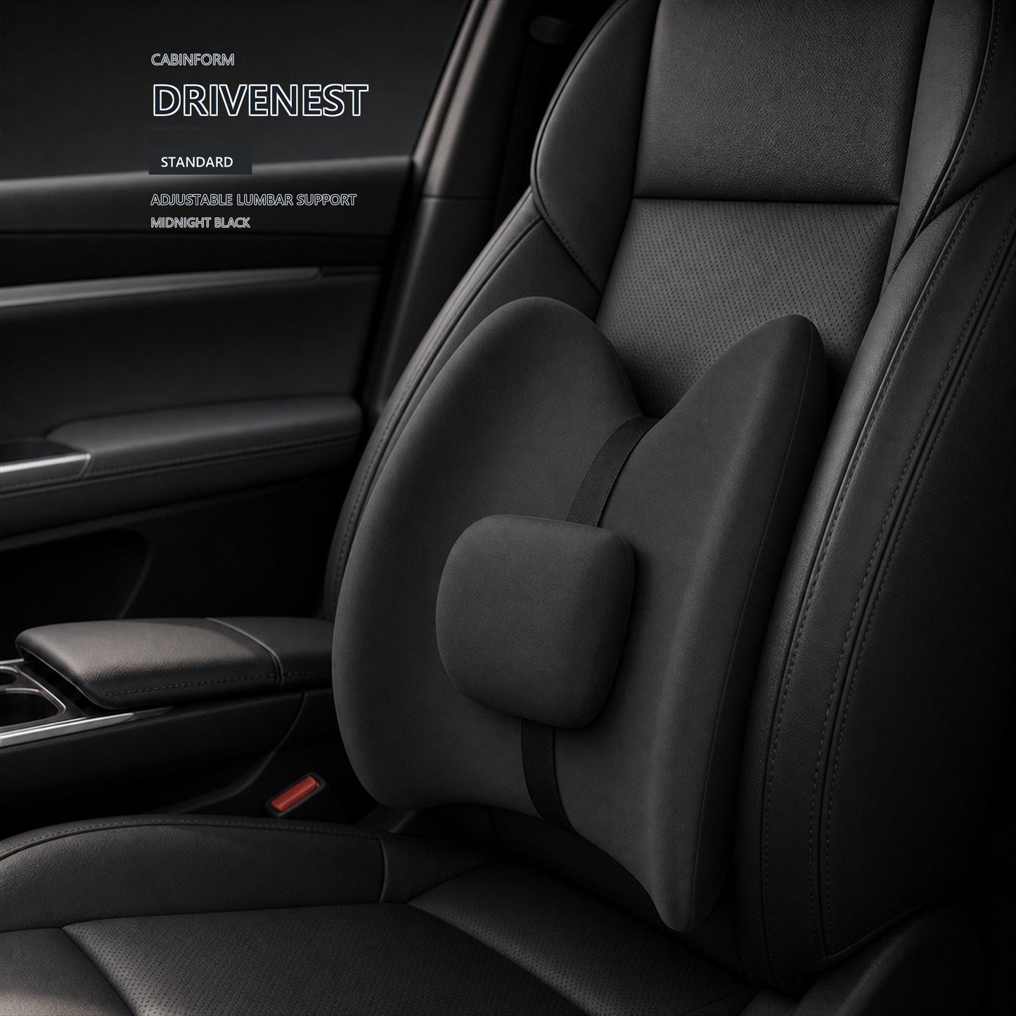 Midnight Black Cabinform DriveNest Standard lumbar support