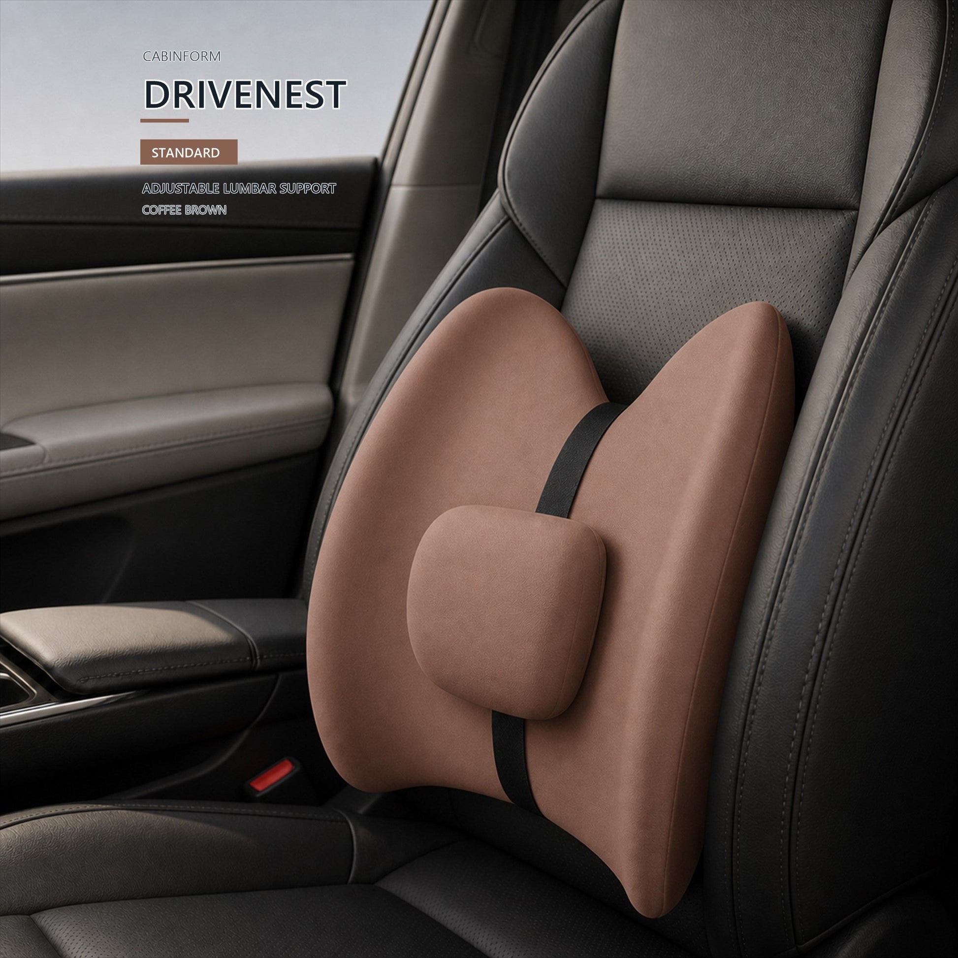 Coffee Brown Cabinform DriveNest Standard lumbar support