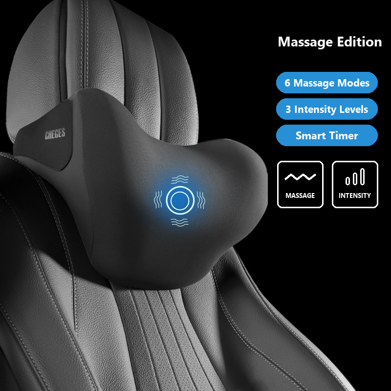 Midnight Black Cabinform DriveNest Massage neck support pillow