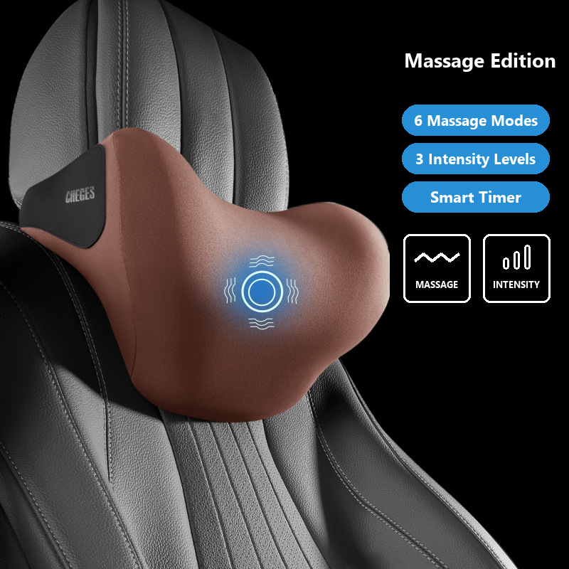 Coffee Brown Cabinform DriveNest Massage neck support pillow