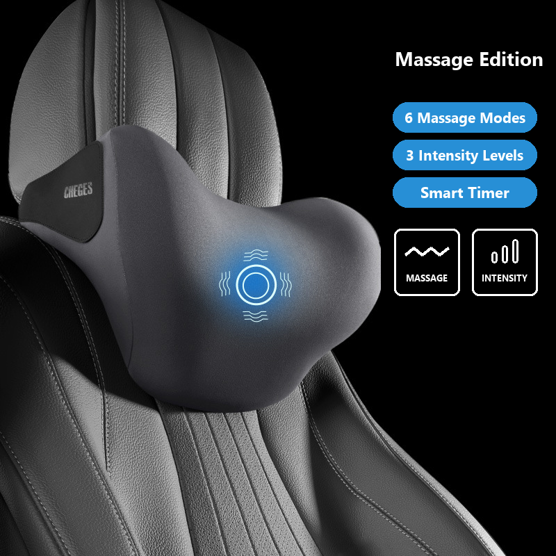 Neutral Gray Cabinform DriveNest Massage neck support pillow