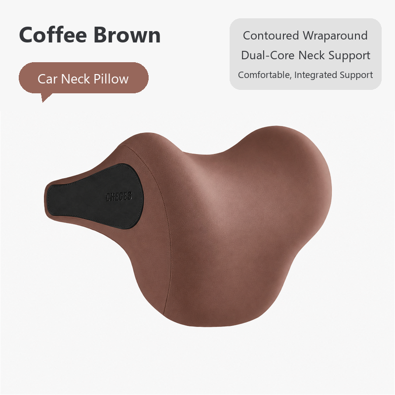 Coffee Brown Cabinform DriveNest Standard neck support pillow