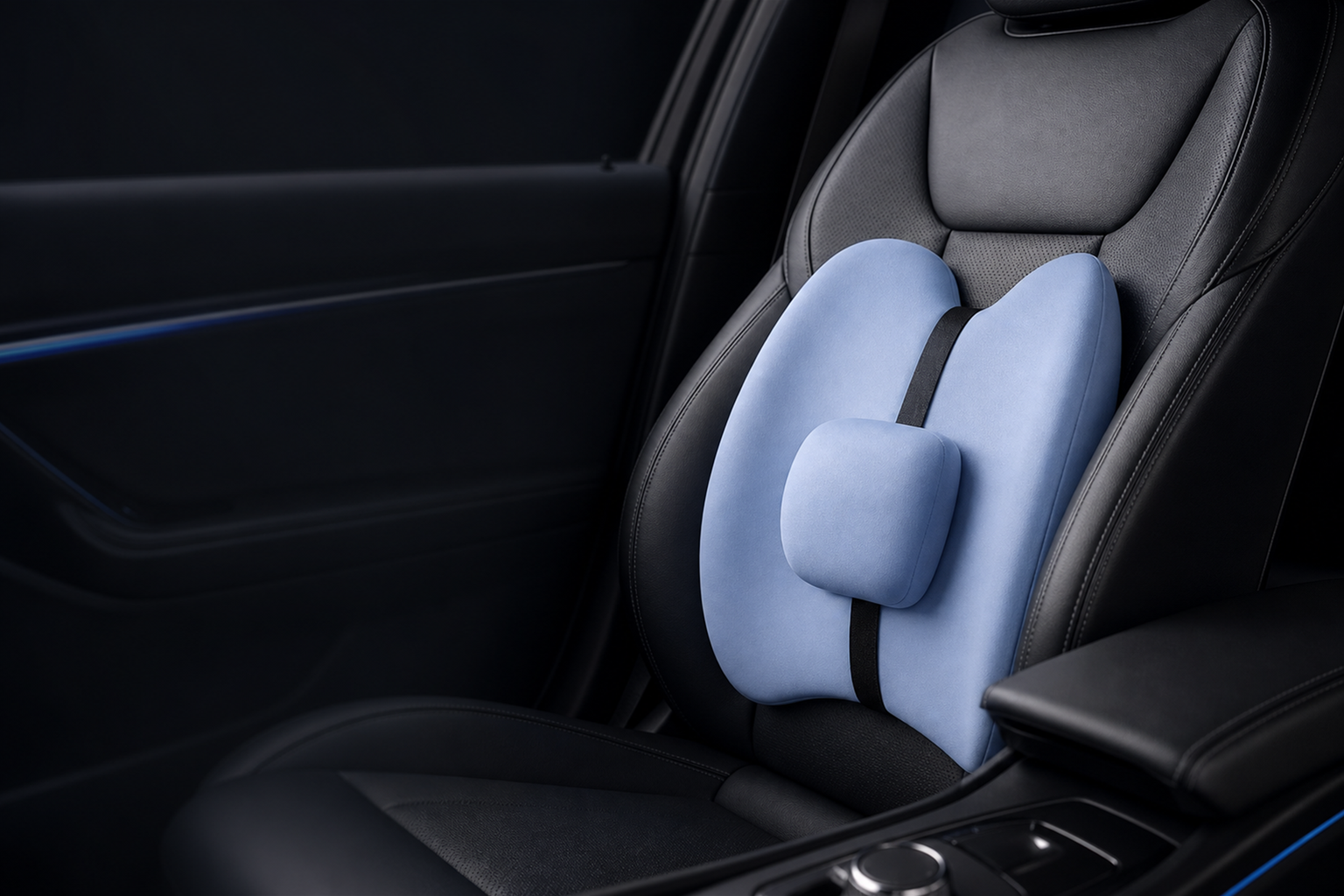 Cabinform DriveNest lumbar support in a premium vehicle interior